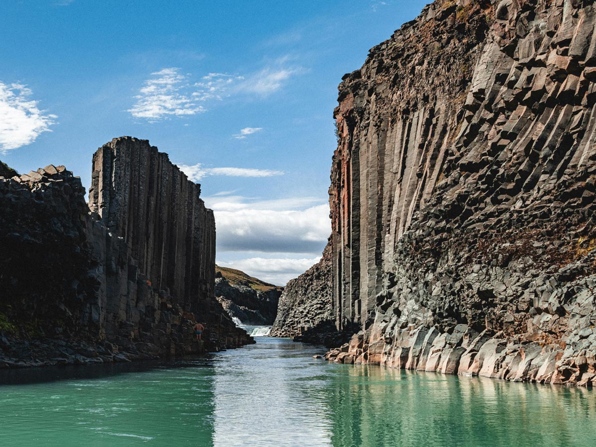 Stuðlagil Canyon nell'Islanda orientale