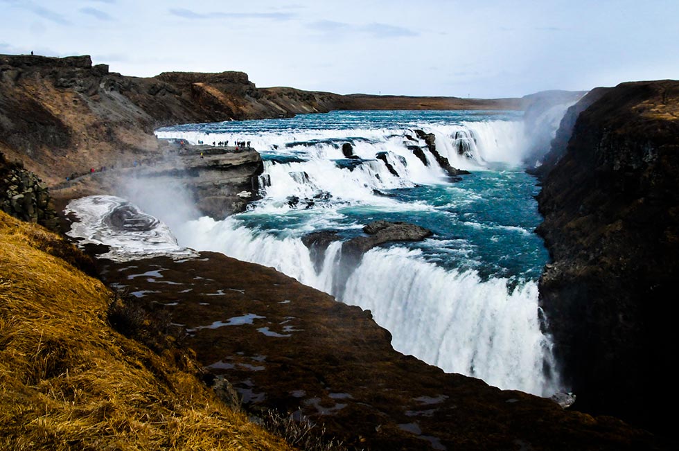 islanda cascata di gullfoss