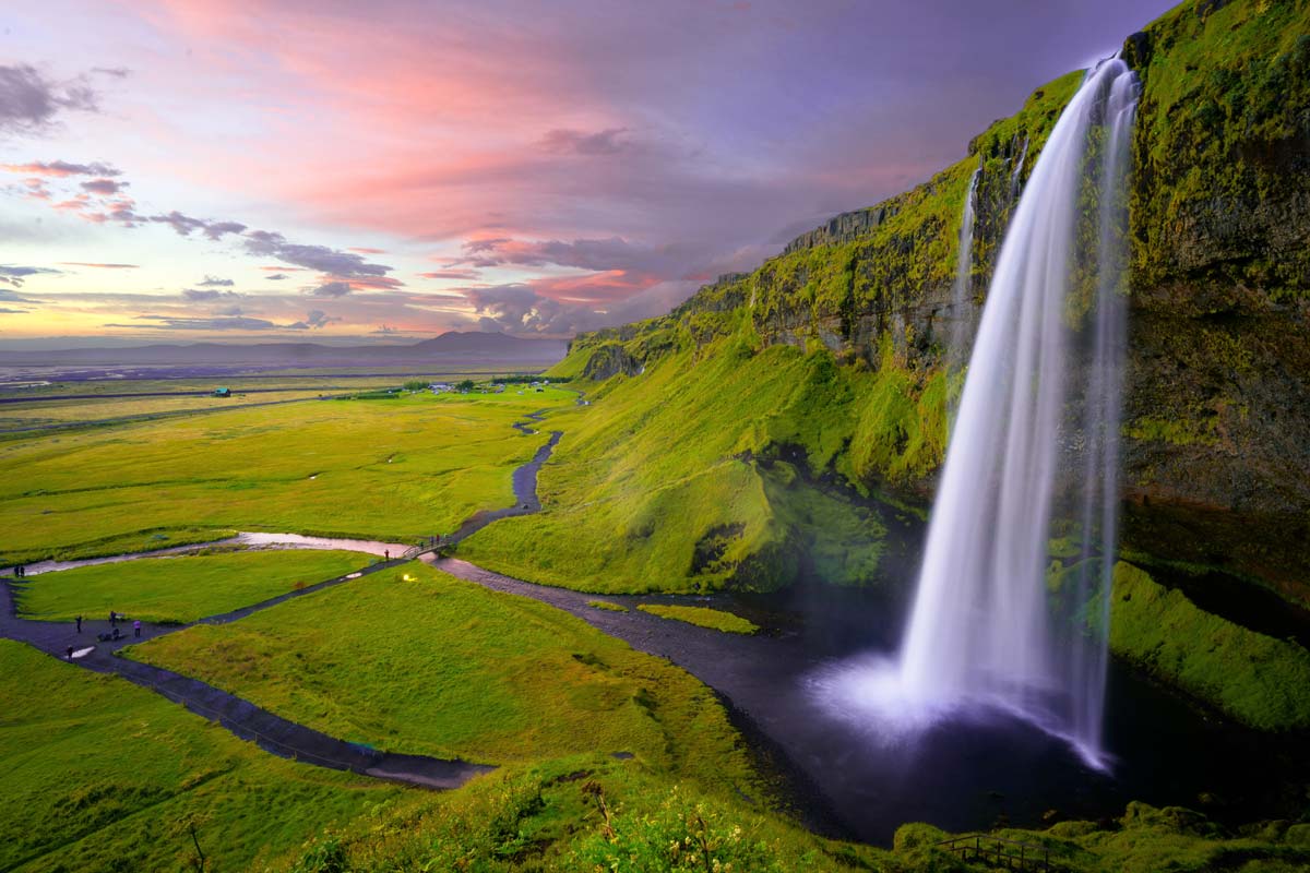 Cascata Seljalandsfoss, Islanda