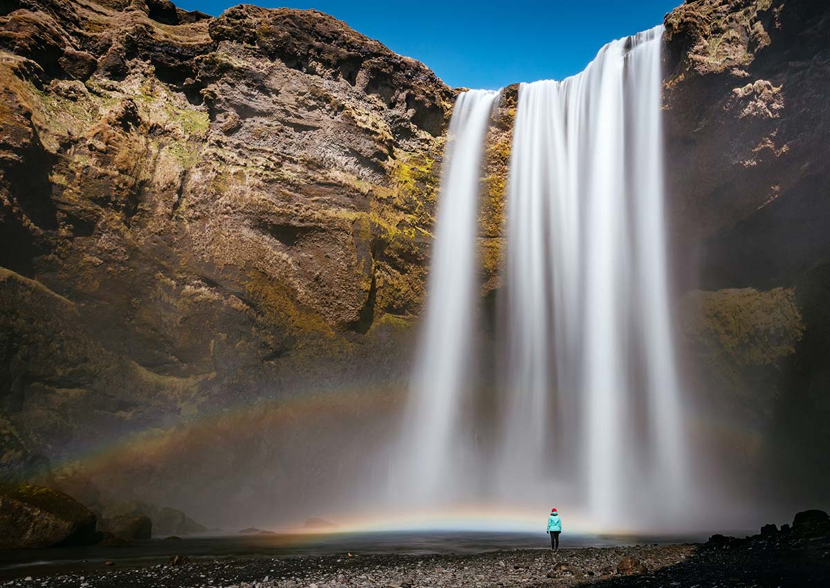 cascata skógafoss islanda meridionale