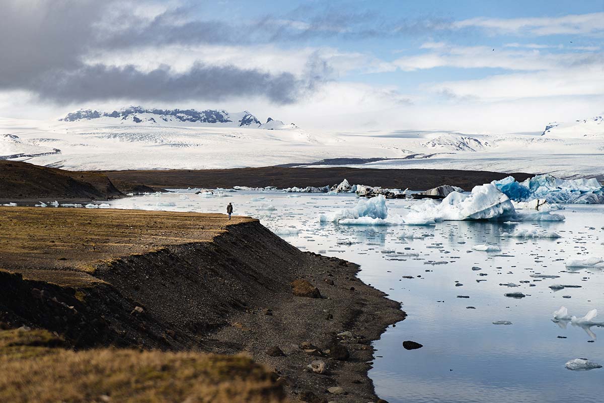 laguna glaciale jokulsarlon islanda meridionale