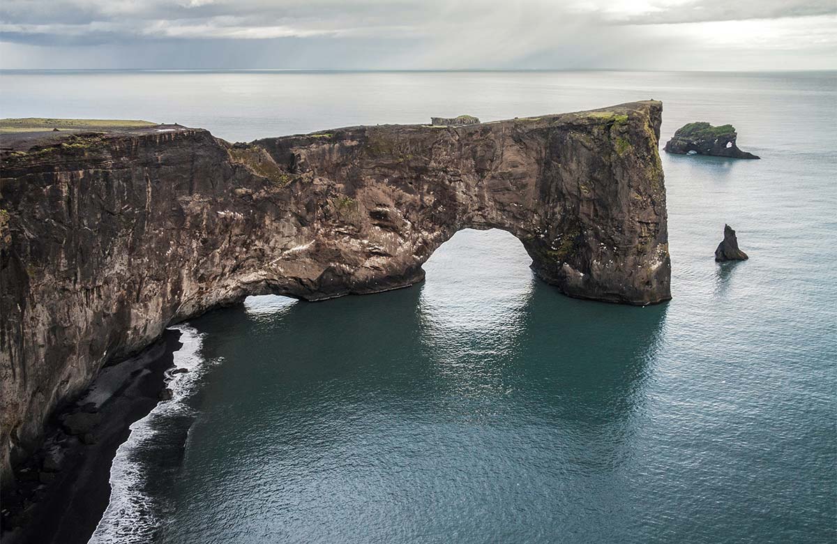 La penisola e l'arco di Dyrhólaey, Islanda meridionale