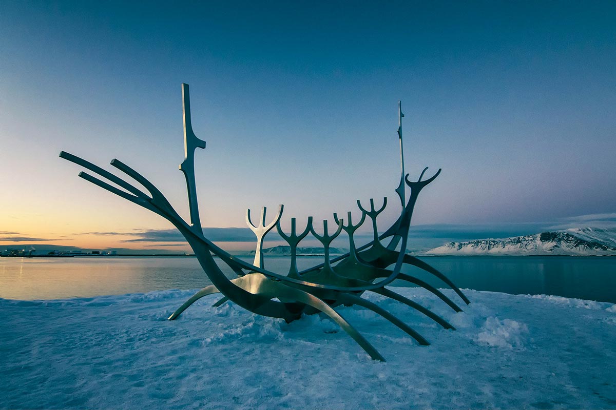 Il lago Tjörnin di Reykjavik