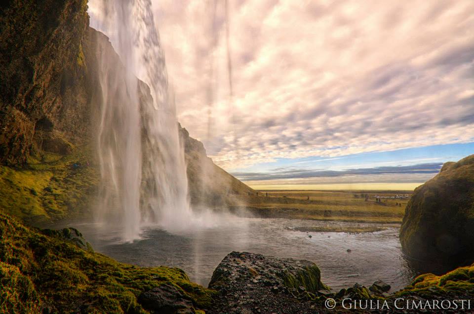 seljalandsfoss islanda, di Giulia Cimarosti